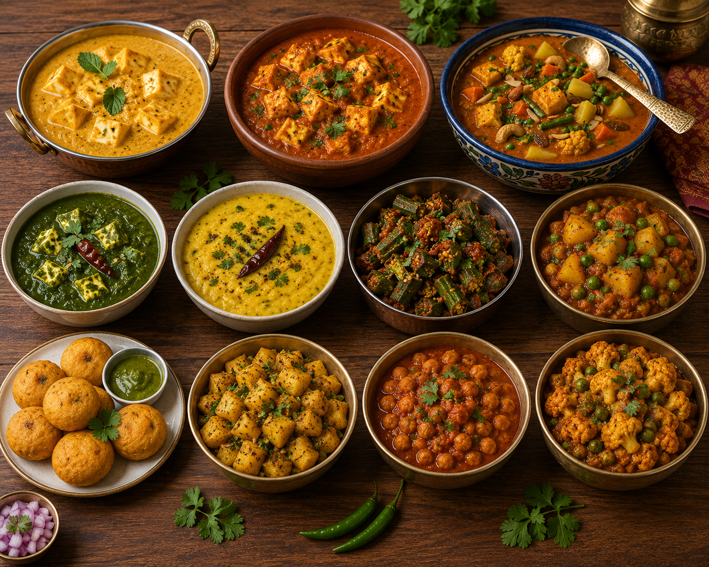 Delicious gravies and curries